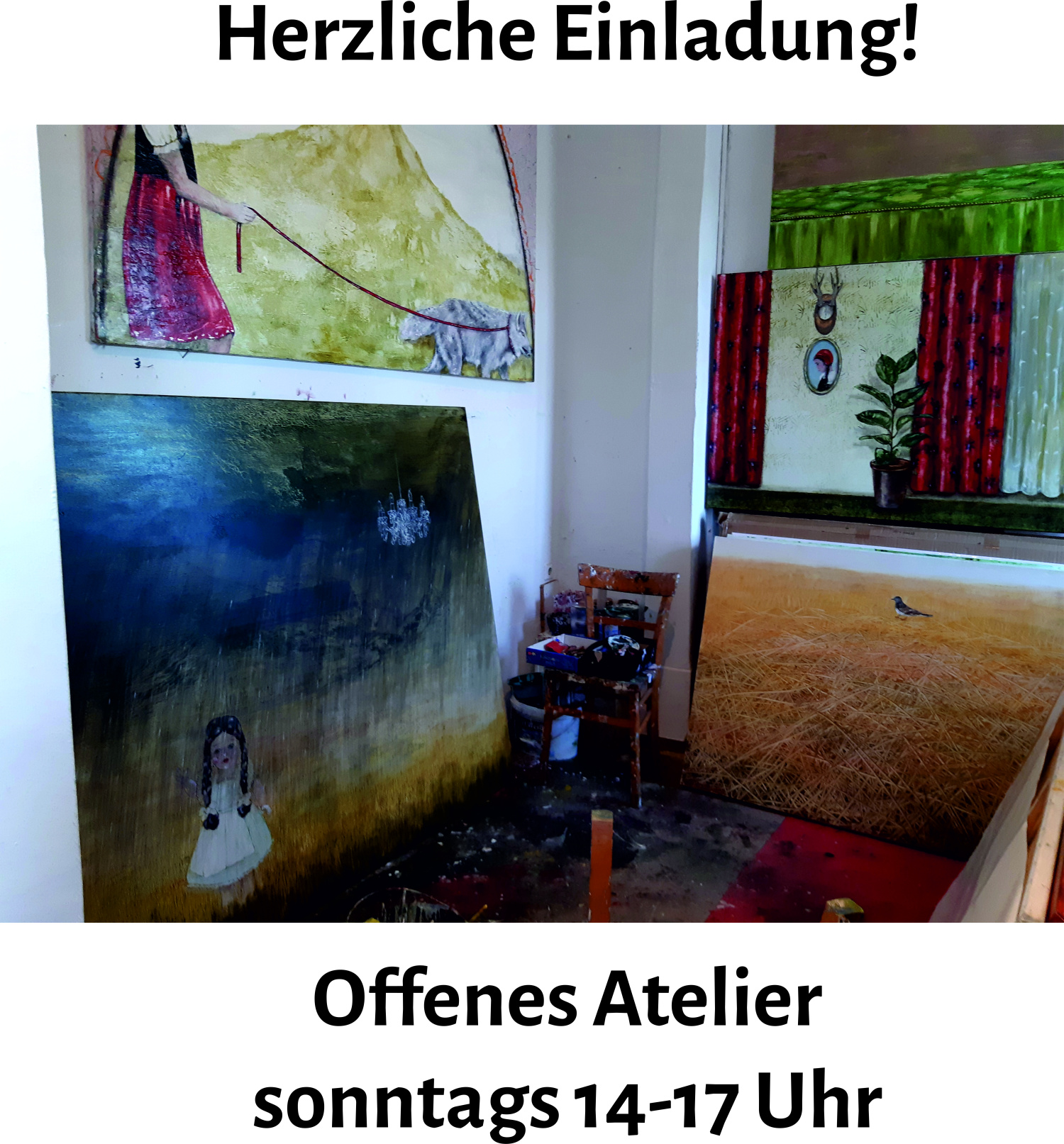 Plakat offenes Atelier